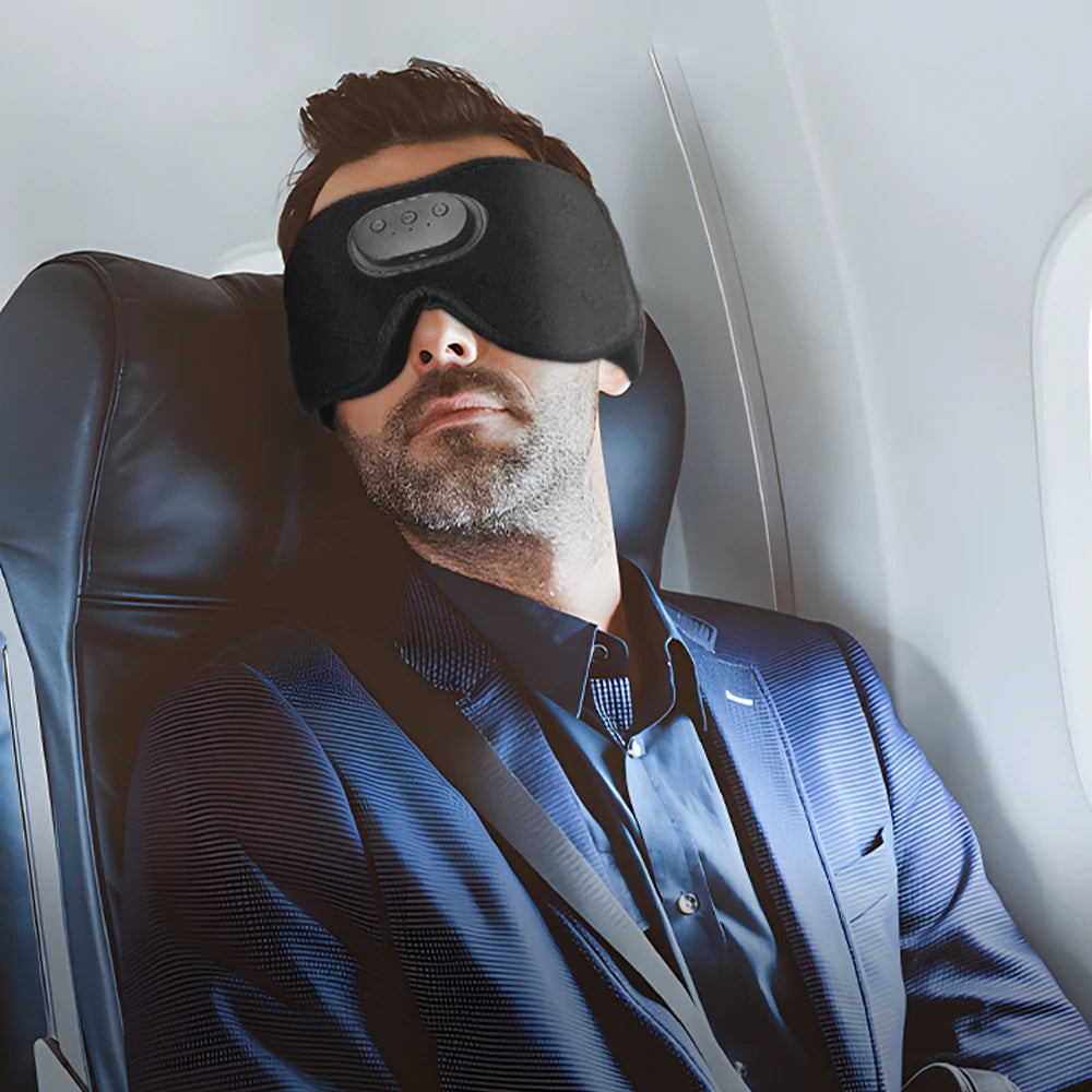 Smart Sleep Mask with Bluetooth Headphones